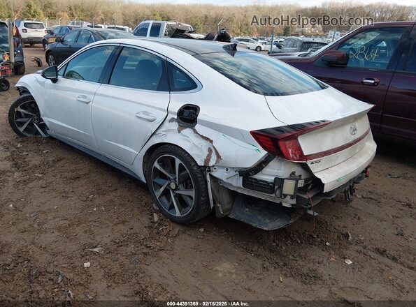 KMHL44J2XNA211440 2022 HYUNDAI SONATA Белый Задняя левая четверть