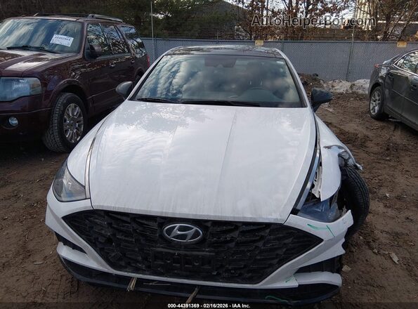 KMHL44J2XNA211440 2022 HYUNDAI SONATA Белый Вид щитка приборов