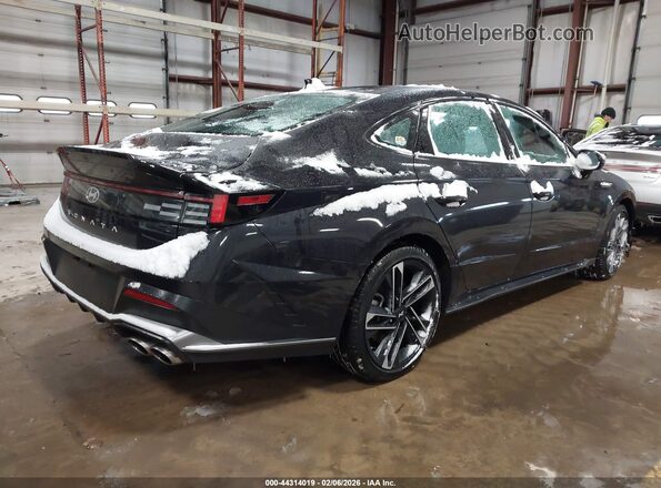 KMHL54JC0RA401498 2024 HYUNDAI SONATA Черный Задняя правая четверть