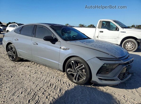 KMHL54JC2SA438350 2025 HYUNDAI SONATA Gray წინა მარჯვენა