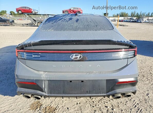 KMHL54JC2SA438350 2025 HYUNDAI SONATA Gray უკანა ხედი