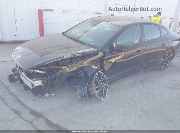 KMHL54JC8SA522298 2025 HYUNDAI SONATA Черный Передняя левая четверть