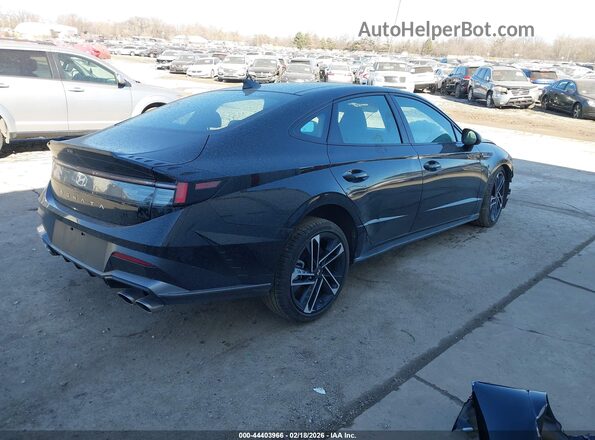 KMHL54JC8SA522298 2025 HYUNDAI SONATA Черный Задняя правая четверть