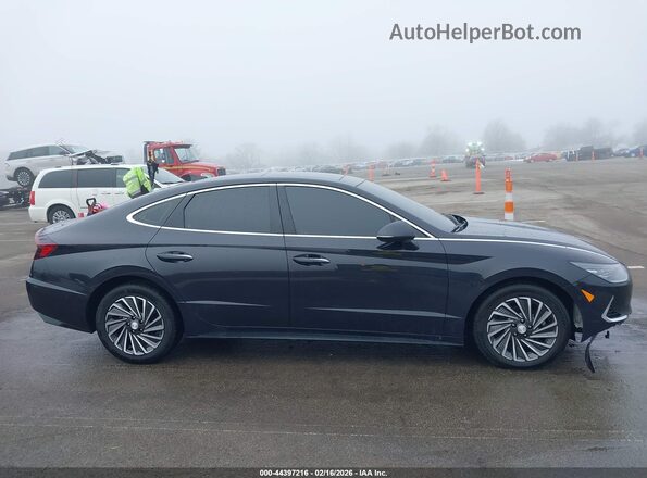 KMHL54JJ7PA077770 2023 HYUNDAI SONATA HYBRID Black Սալոնի հետևի տեսք