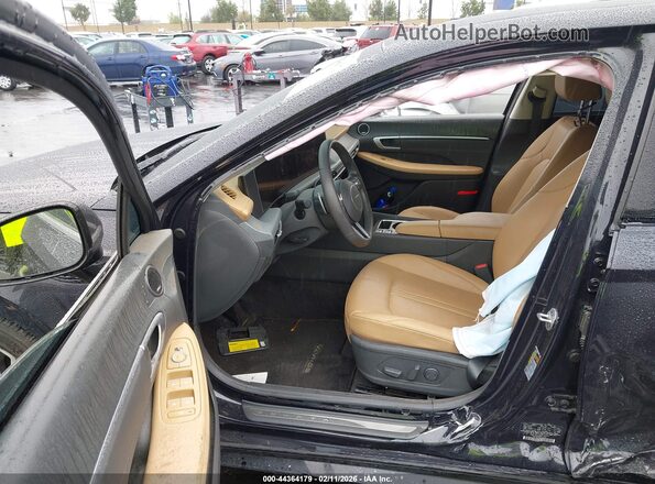 KMHL54JJ9SA115282 2025 HYUNDAI SONATA HYBRID Black Սալոնի դիմացի տեսք