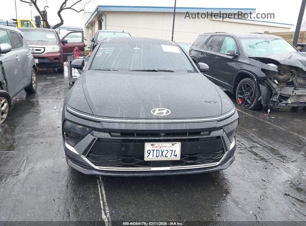 KMHL54JJ9SA115282 2025 HYUNDAI SONATA HYBRID Black Սալոնի հետևի տեսք