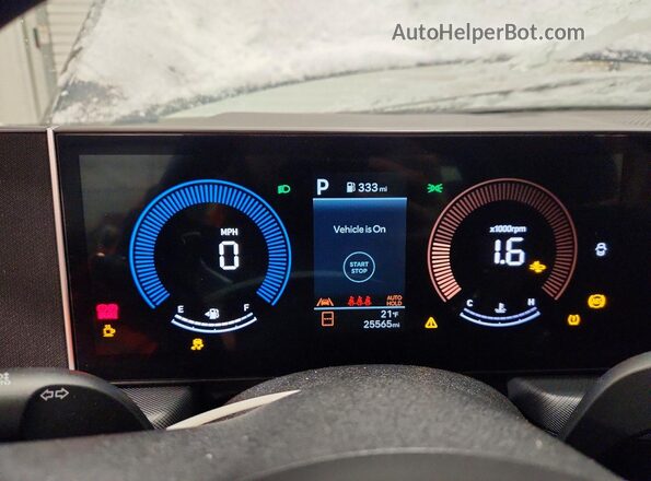 KMHL64JA2SA469187 2025 HYUNDAI SONATA Gray Instrument cluster view