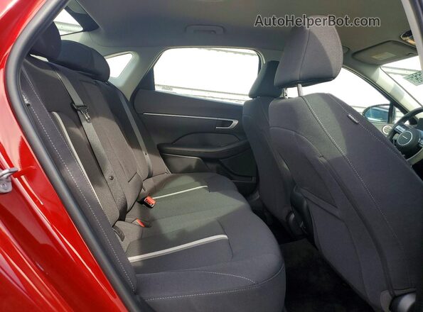 KMHL64JA5SA471645 2025 HYUNDAI SONATA Red Rear seats view