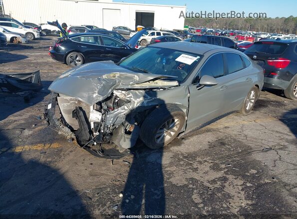 KMHL64JAXMA144516 2021 HYUNDAI SONATA Gray 