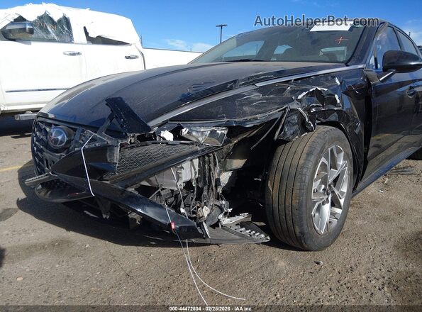 KMHL64JAXPA248363 2023 HYUNDAI SONATA Черный Вид спереди