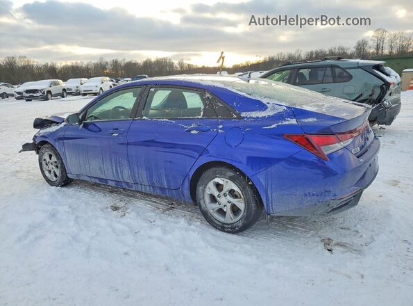 KMHLL4AG7MU111095 2021 HYUNDAI ELANTRA Blue Задня ліва чверть