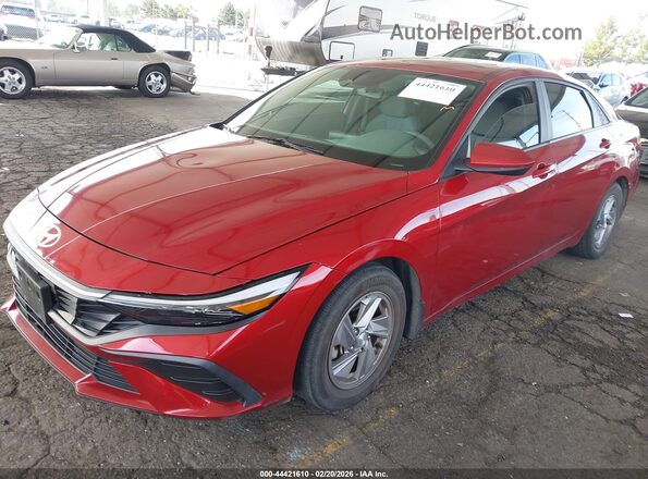 KMHLL4DG3RU678892 2024 HYUNDAI ELANTRA Red წინა მარცხენა ხედი სამი მეოთხედიდან