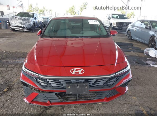 KMHLL4DG3RU678892 2024 HYUNDAI ELANTRA Red უკანა სალონის ხედი