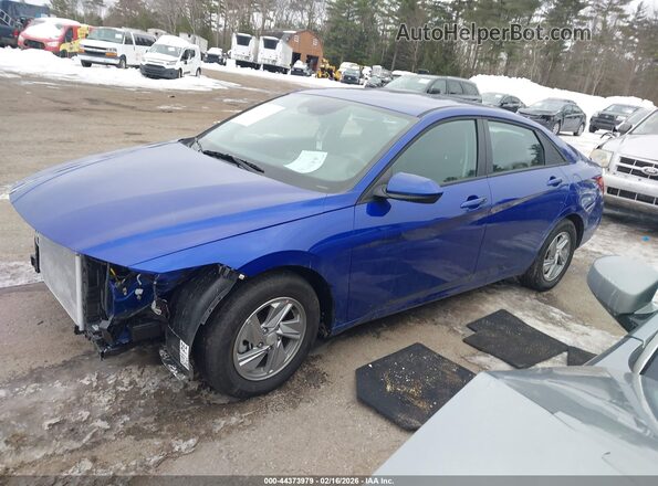 KMHLL4DG5SU097464 2025 HYUNDAI ELANTRA Blue Vista tres cuartos delantera izquierda