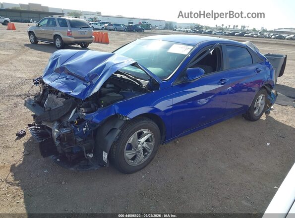 KMHLL4DG8RU708811 2024 HYUNDAI ELANTRA Blue Առջևի ձախ երեք քառորդ տեսարան