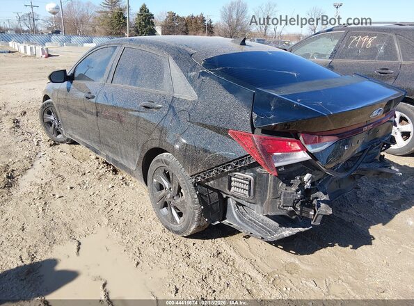 KMHLM4AG2MU141053 2021 HYUNDAI ELANTRA Black Հետևի ձախ