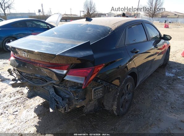 KMHLM4AG2MU141053 2021 HYUNDAI ELANTRA Black Հետևի աջ