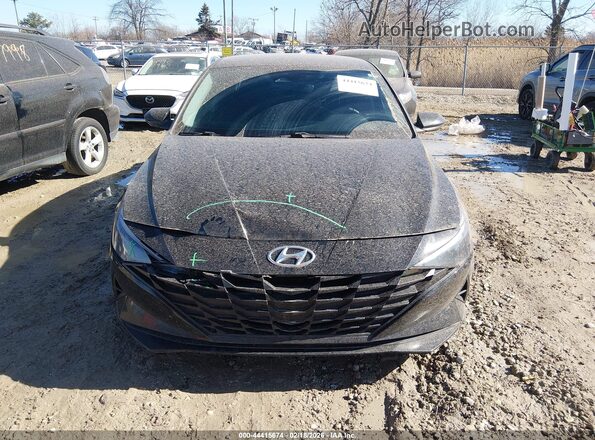 KMHLM4AG2MU141053 2021 HYUNDAI ELANTRA Black Սարքավորումների վահանակի տեսք