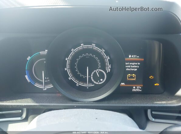 KMHLM4AJ2PU087883 2023 HYUNDAI ELANTRA HYBRID Black Вид задніх сидінь