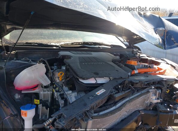 KMHLM4AJ2PU087883 2023 HYUNDAI ELANTRA HYBRID Black Вид ззаду