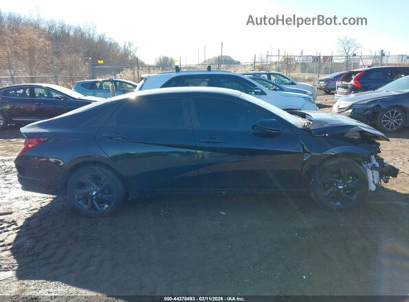 KMHLM4AJ2PU087883 2023 HYUNDAI ELANTRA HYBRID Black Вид задньої частини салону