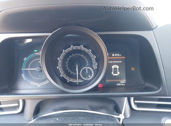 KMHLM4AJ4PU071460 2023 HYUNDAI ELANTRA HYBRID Белый Вид задних сидений