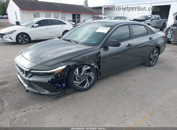 KMHLM4DG7SU904564 2025 HYUNDAI ELANTRA Gray Առջևի ձախ երեք քառորդ տեսարան