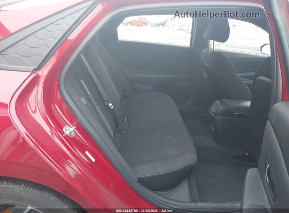 KMHLM4DG8SU000030 2025 HYUNDAI ELANTRA Red VIN კოდის სტიკერის ხედი
