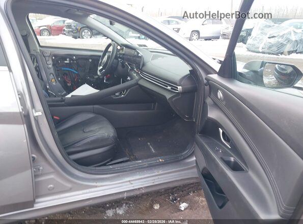 KMHLN4AJ5MU010000 2021 HYUNDAI ELANTRA HYBRID Серый Вид салона спереди