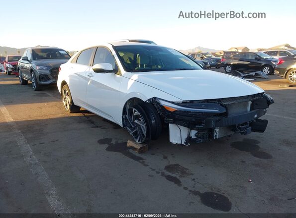 KMHLN4DJ0RU097680 2024 HYUNDAI ELANTRA HYBRID White 