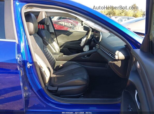 KMHLP4AG1PU494007 2023 HYUNDAI ELANTRA Blue Front interior view