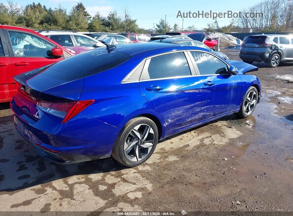 KMHLP4AG1PU494007 2023 HYUNDAI ELANTRA Blue Rear right