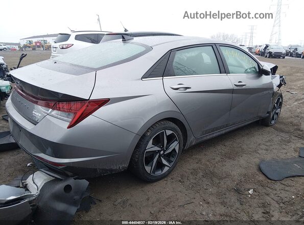 KMHLP4AG4MU165216 2021 HYUNDAI ELANTRA Gray Trasero derecho