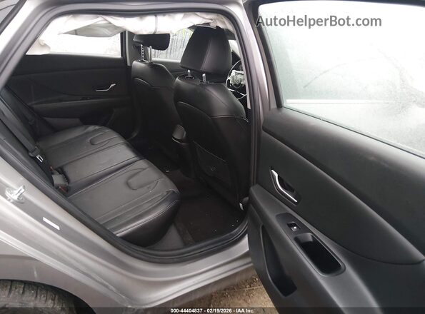 KMHLP4AG4MU165216 2021 HYUNDAI ELANTRA Gray Vista de la etiqueta del VIN