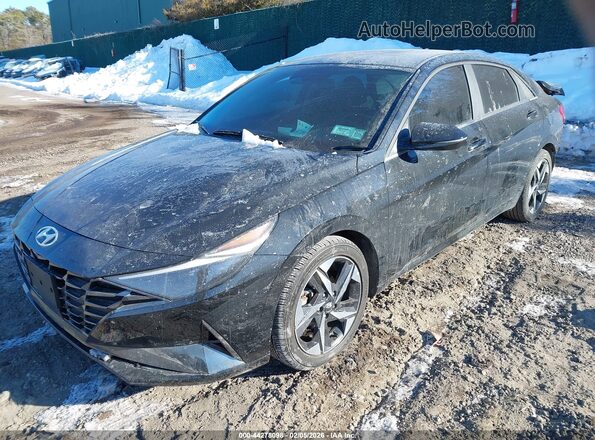 KMHLP4AG8PU522594 2023 HYUNDAI ELANTRA Black Przód lewy
