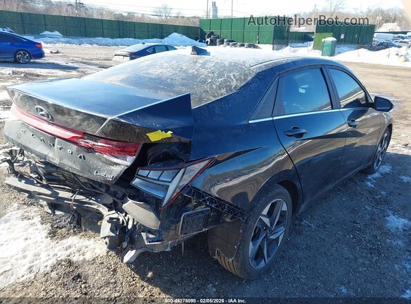 KMHLP4AG8PU522594 2023 HYUNDAI ELANTRA Black Tył prawy
