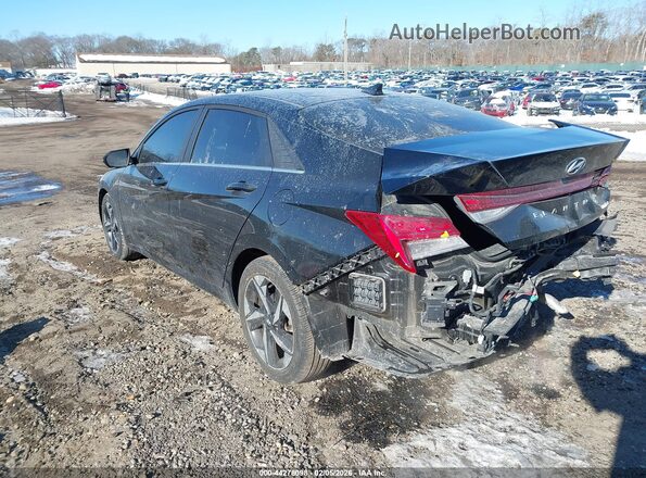 KMHLP4AG8PU522594 2023 HYUNDAI ELANTRA Black Tył lewy
