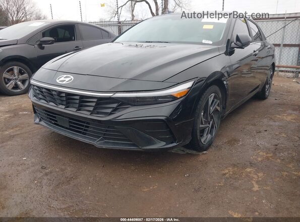 KMHLP4DG9RU647666 2024 HYUNDAI ELANTRA Черный Передняя левая четверть