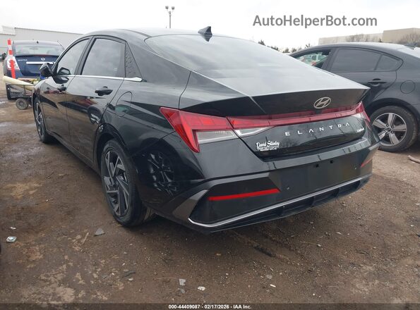 KMHLP4DG9RU647666 2024 HYUNDAI ELANTRA Черный Задняя левая четверть