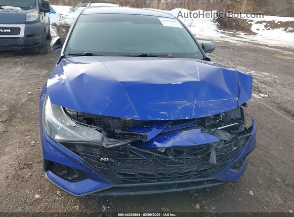 KMHLR4AF1PU620822 2023 HYUNDAI ELANTRA Blue Vista del cuadro de instrumentos