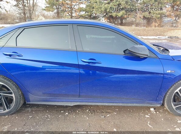 KMHLR4AF1PU620822 2023 HYUNDAI ELANTRA Blue Vista interior trasera