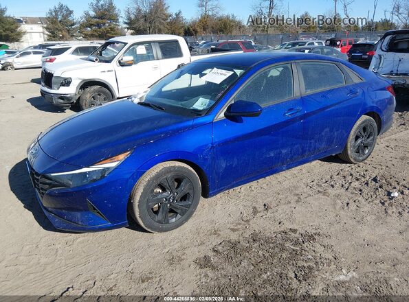 KMHLS4AG0MU119543 2021 HYUNDAI ELANTRA Blue 