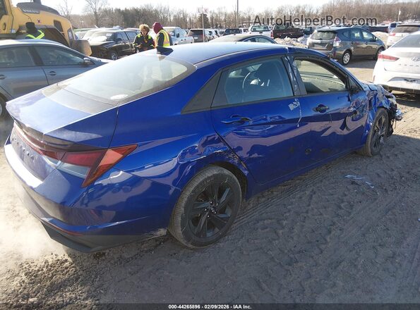 KMHLS4AG0MU119543 2021 HYUNDAI ELANTRA Blue 