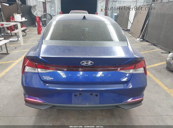 KMHLS4AG0MU195019 2021 HYUNDAI ELANTRA Blue 