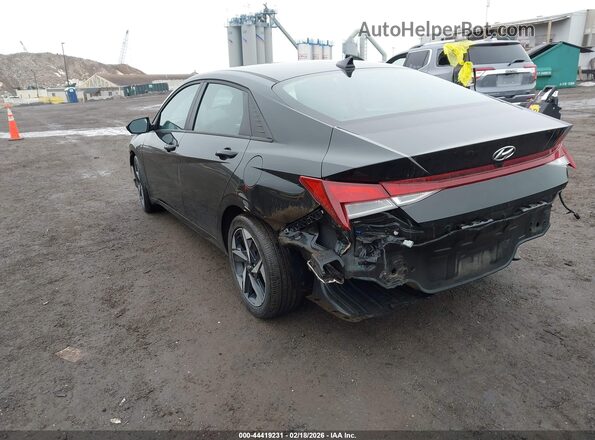 KMHLS4AG7PU616500 2023 HYUNDAI ELANTRA Черный Задняя левая четверть