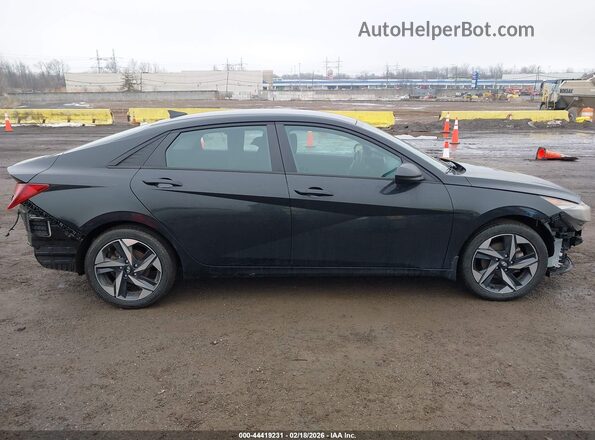 KMHLS4AG7PU616500 2023 HYUNDAI ELANTRA Черный Вид задней части салона