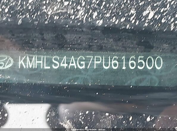 KMHLS4AG7PU616500 2023 HYUNDAI ELANTRA Черный 