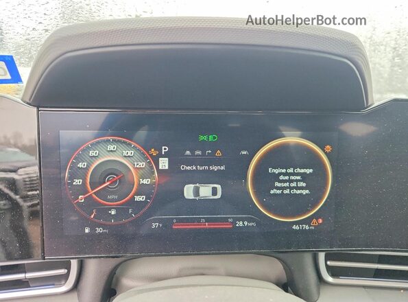 KMHLS4DG1SU878310 2025 HYUNDAI ELANTRA Серебряный Вид щитка приборов