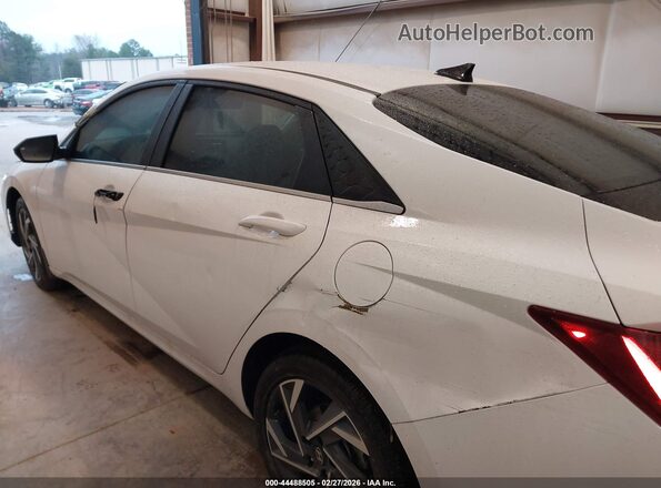 KMHLS4DG1SU933614 2025 HYUNDAI ELANTRA White წინა ხედი