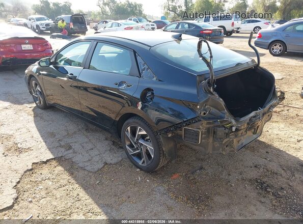 KMHLS4DG6SU946536 2025 HYUNDAI ELANTRA Black Rear left